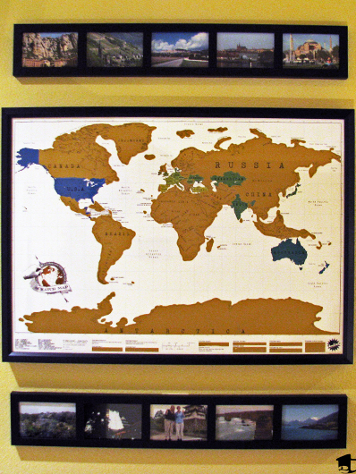 Scratch-Off World Map