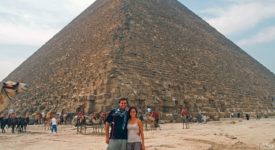 Mike & Tara in Giza