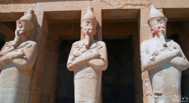 Statues at Hatshepsut Temple