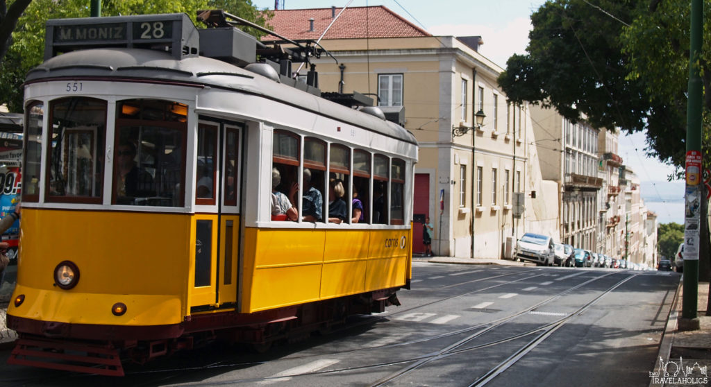 Tram in Lisbon