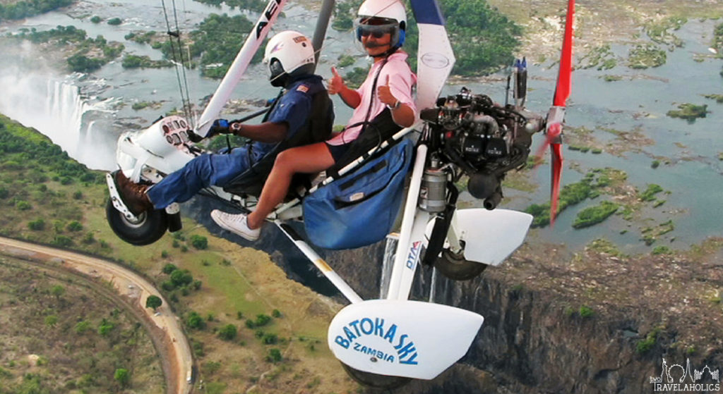Video: Taking A Microlight Over Victoria Falls, Zimbawe