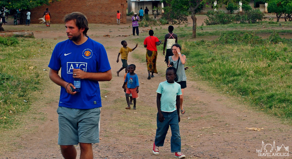 Walking in Chitimba, Malawi
