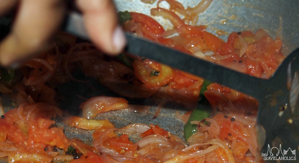 Making Tomato Curry