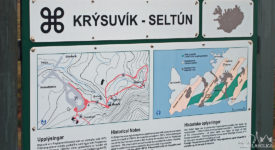 Information Sign in Iceland