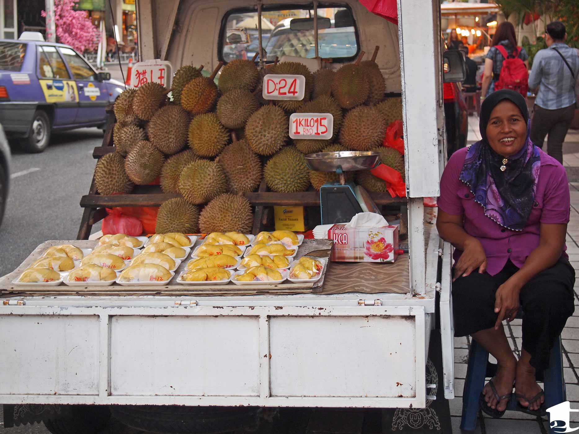 Durian Seller in KL