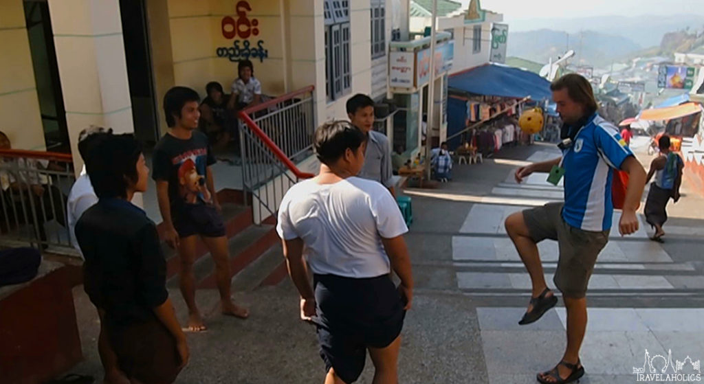 Video: Mike Embarrasses Himself By Juggling Rattan In Myanmar