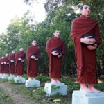 Statues of Monks