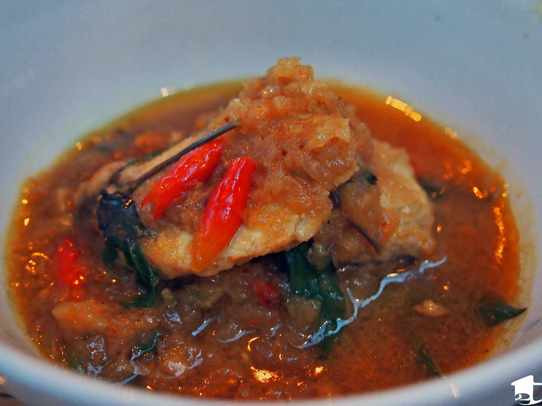 Tamarind Fish Curry at Bibo's in Nyaung U