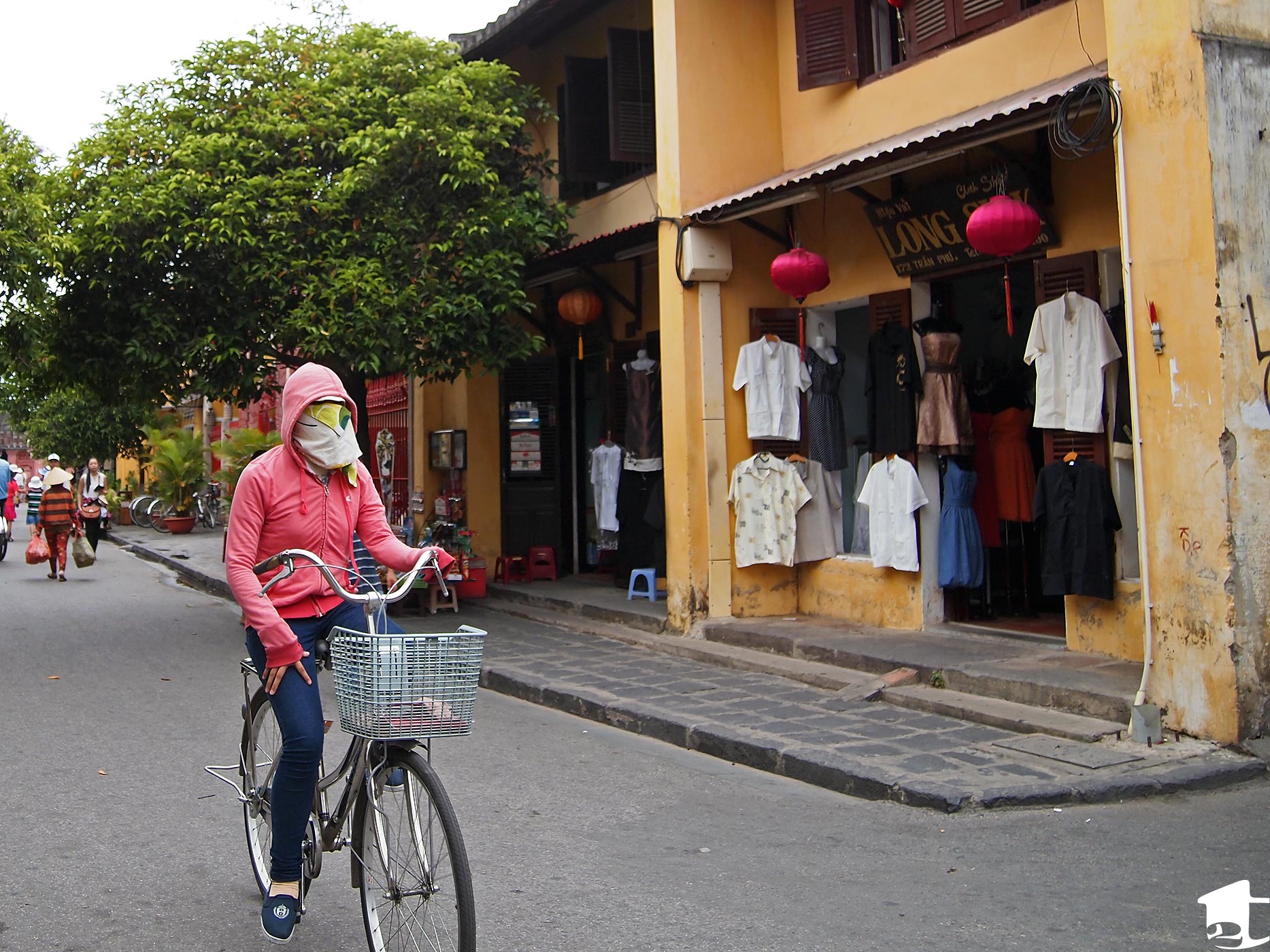 Dressed for the weather in Hoi An, Vietnam