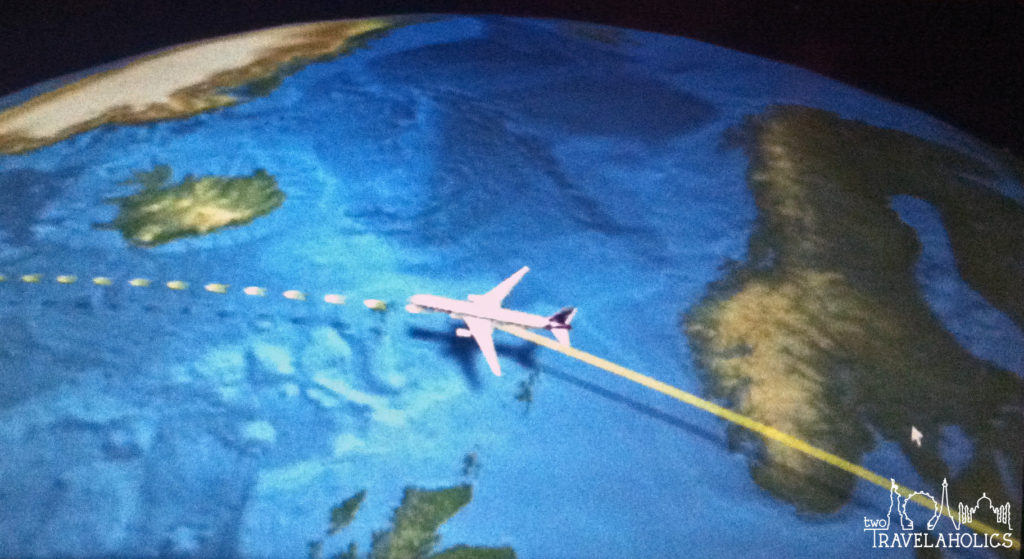 Flight Home from RTW Trip