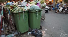 Dumpster in Hanoi