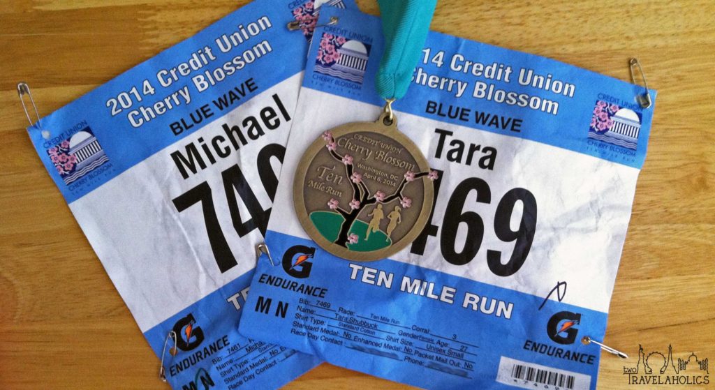 Cherry Blossom 10-Miler Race Bibs