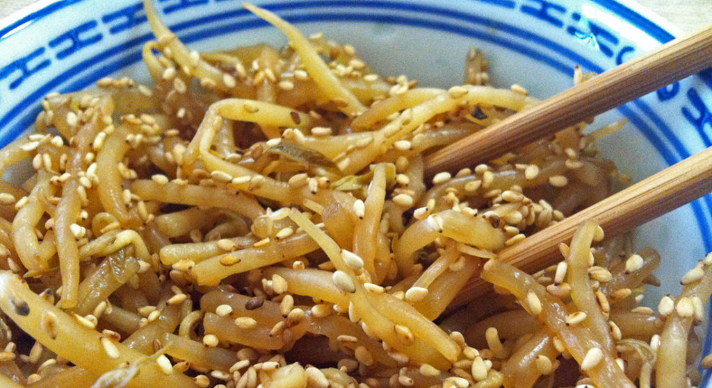 Bean Sprout Ponzu Salad