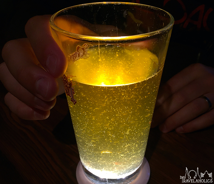 Glowing beer!