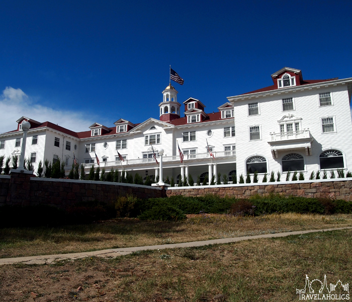 Outside the Stanley Hotel.