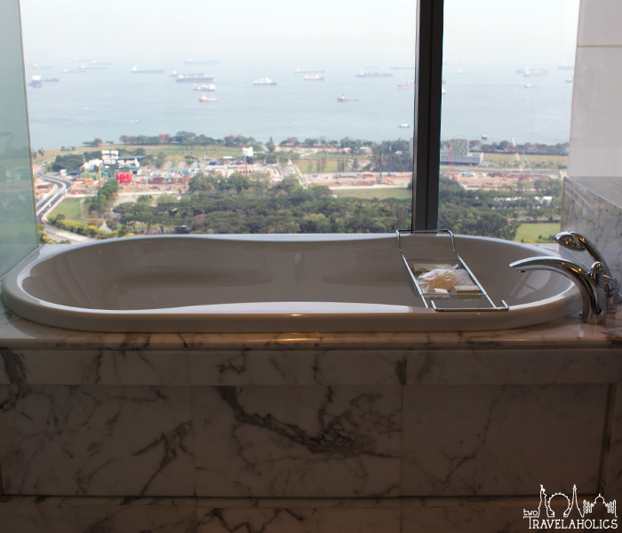 Enjoying the Marina Bay Sands Hotel in Singapore