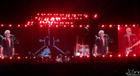 The Who performing at Desert Trip concert weekend one